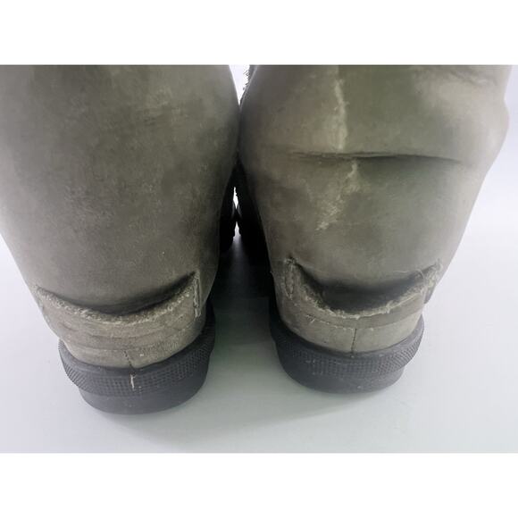 Sorel Lexie Wedge Boots Womens Size 8.5 Gray Winter Comfy Preppy Luxury Ankle - Picture 9 of 11